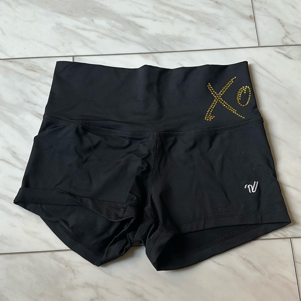 Varsity Allstar “XO” Bedazzled Spandex